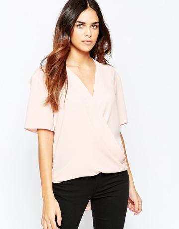 asos-short-sleeve-drape-wrap-blouse-blush