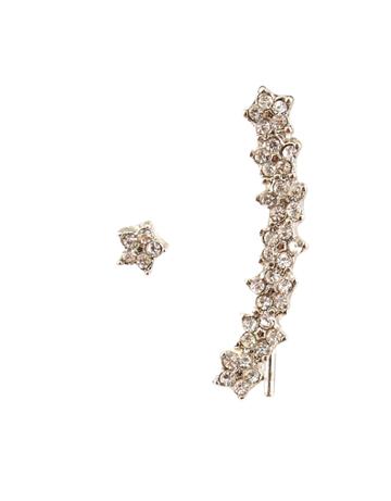 accessorize-pave-star-crawler-and-stud-earrings